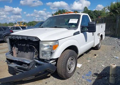 2015 Ford F-250 Xl from USA, damaged, VIN 1FDBF2A68FEB15684